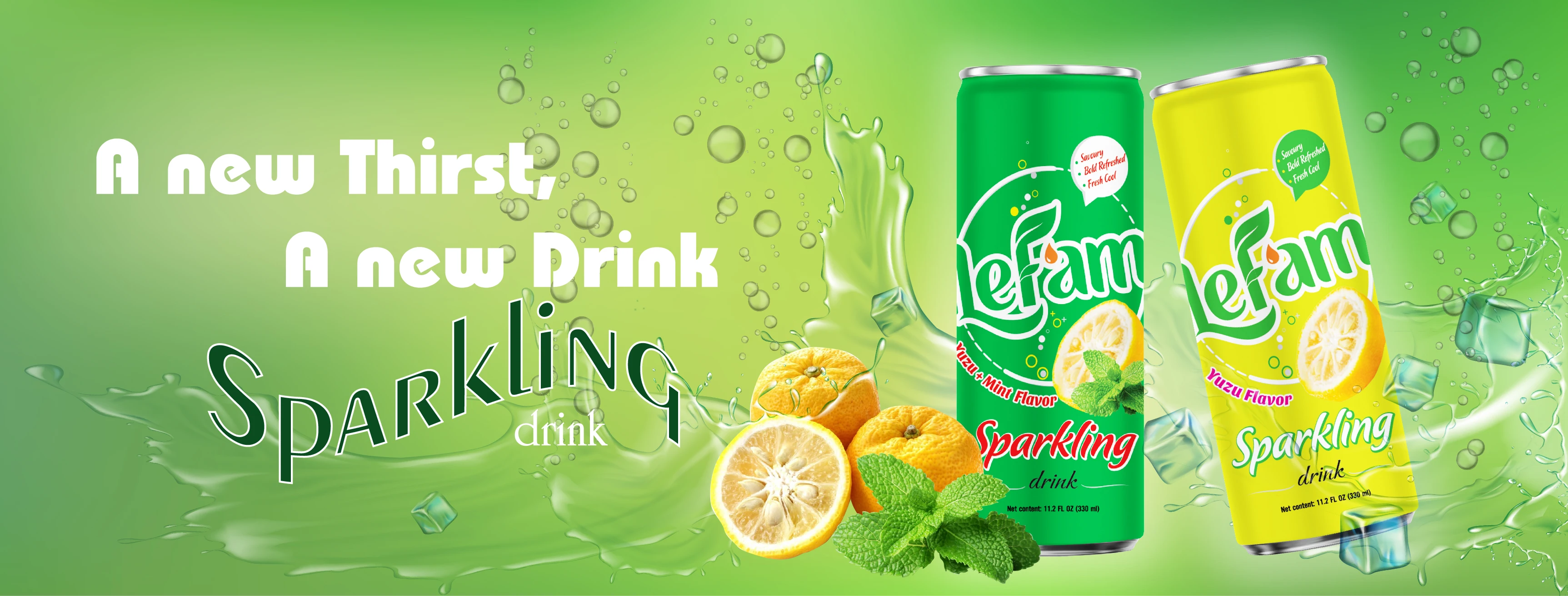 11 2 унций Натуральный Свежий сверкающий напиток Yuzu сок с высоким витамином C халяль Быстрая доставка Lefam Vietnam 0084 96 345