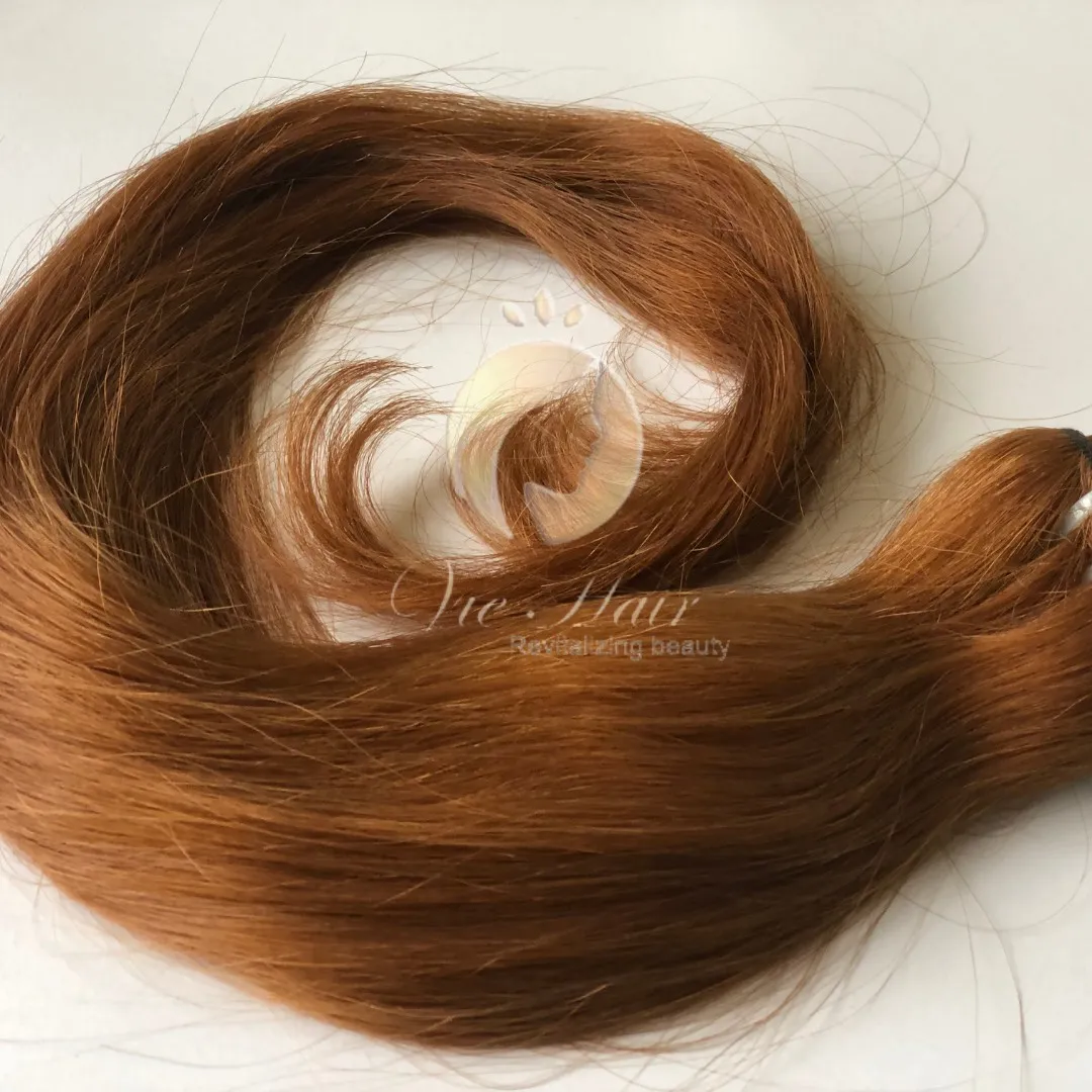 Королевский вьетнамский плотный кудрявый уток волос лучшего качества сырье для кутикулы натуральные волосы 100% натуральный цвет очень Шелковый и мягкий