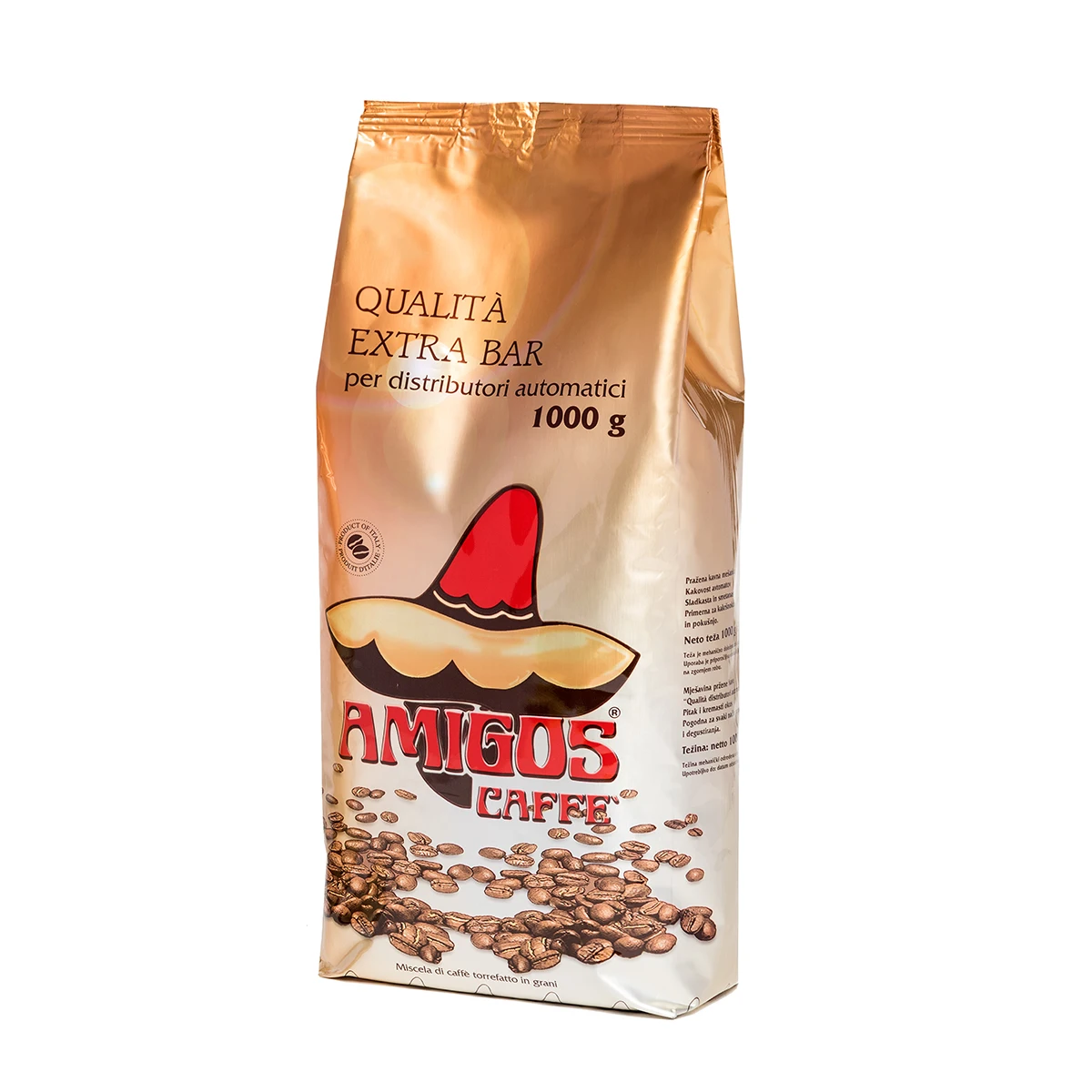 Кофейные зерна, итальянское вкусовое качество, дополнительный бар для торговых автоматов 1000 г