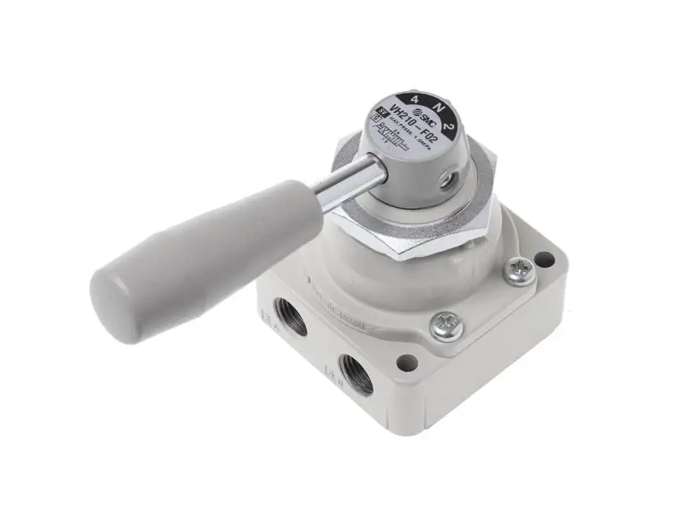  Горячая Распродажа компактный поворотный ручной клапан с пневматической направляющей воздуха серии VH SMC