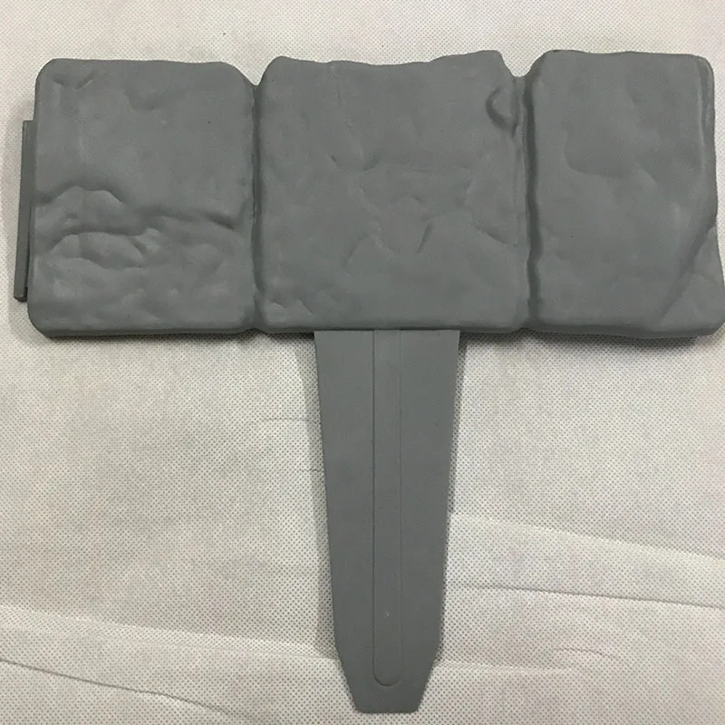 Каменный внешний вид пластиковый маленький забор бордюр для газона сада растений украшения дома и