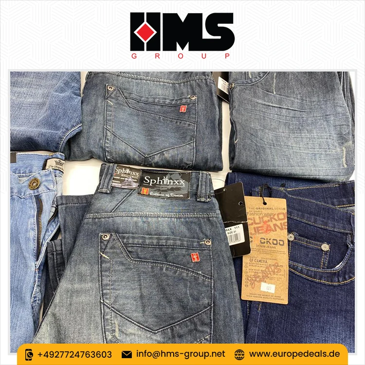 Exporter of Fashion Wholesale Bulk Special Deals Jeans Pant Clothes