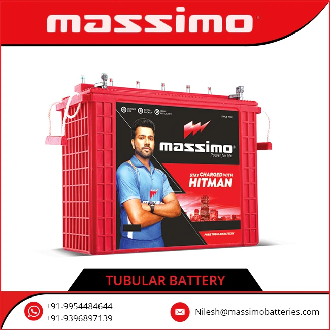 Long Cycle Life 12v 160Ah Tall Tubular Battery at Bulk Price