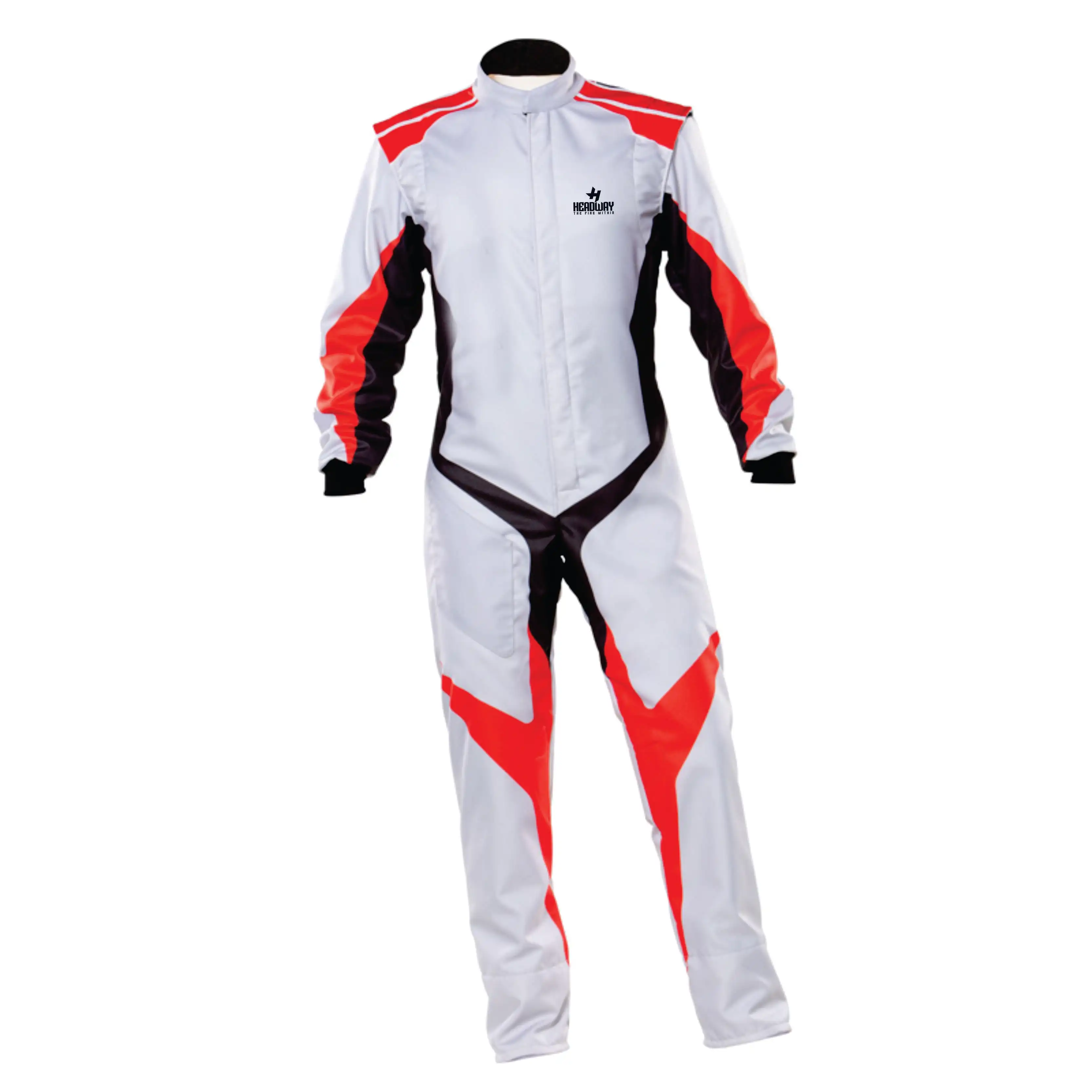 
Unisex Two Layer Quilted Car Racing Karting Suit Car Motorcycle Racing Club Exercise Clothing Overalls Suit Waterproof 
