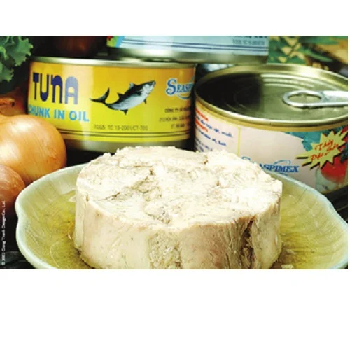 
100% SKIPJACK RAW MATERIAL FROM TUNA CANNED VEGETABLE OIL AND NATURAL COLOR FROM SEASPIMEX 