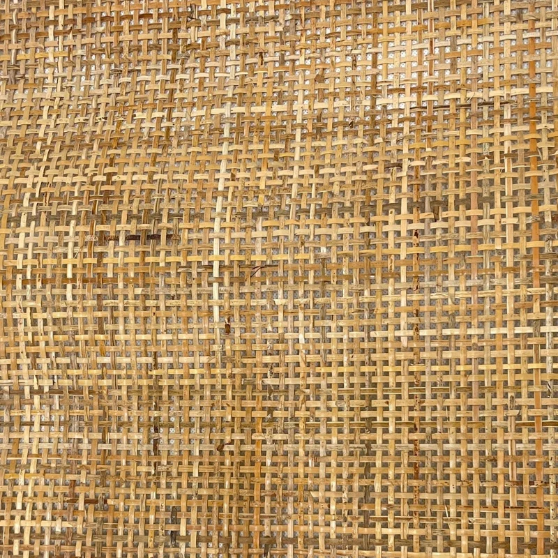 Wholesale Strong Rattan Fiber Natural Caro Rattan Cane Webbing Roll Natural Color From Vietnam