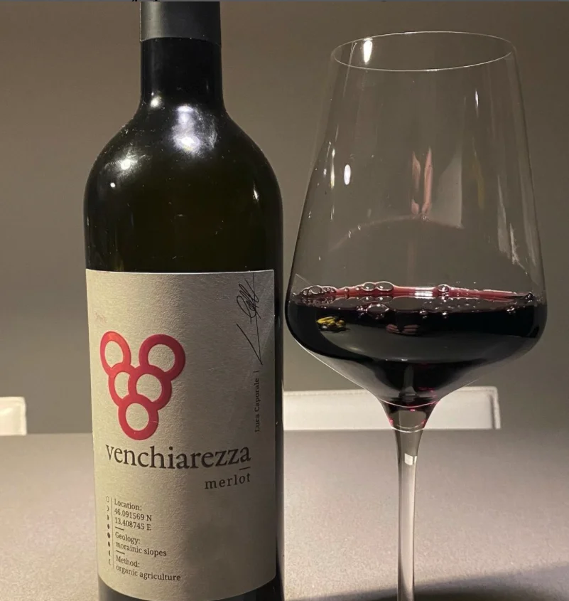 Italian Organic Merlot Red Wine 75 Cl for Dine