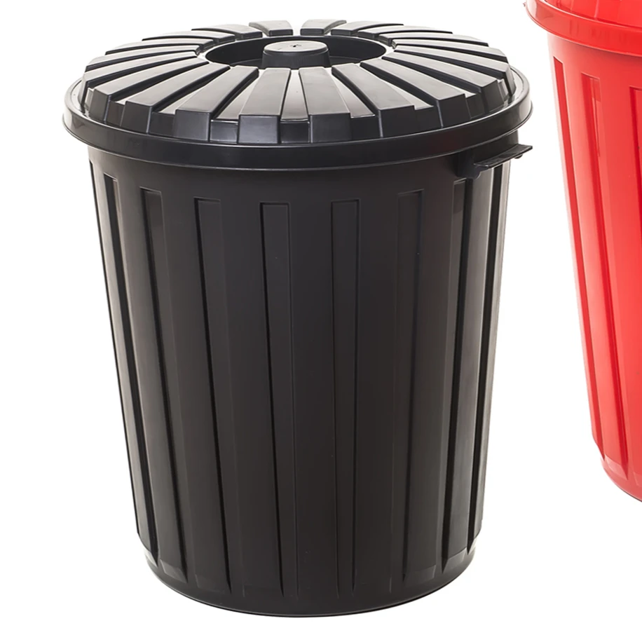 Elianware Multipurpose Usage Big Black Gallon Plastic Pail for Garbage