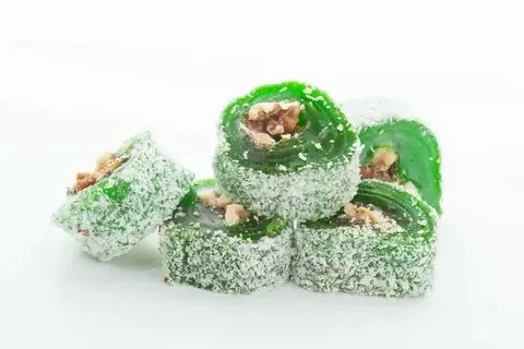 Hot Sale!!! First Quality ,100 gr ,ORANGE FLAVORED TURKISH DELIGHT, Ready to Ship Sweet Candy