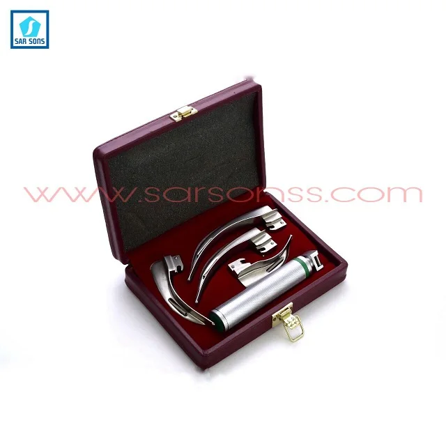 Ларингоскоп Macintosh с 4 лезвиями набор Ларингоскопа основные хирургические инструменты лезвия