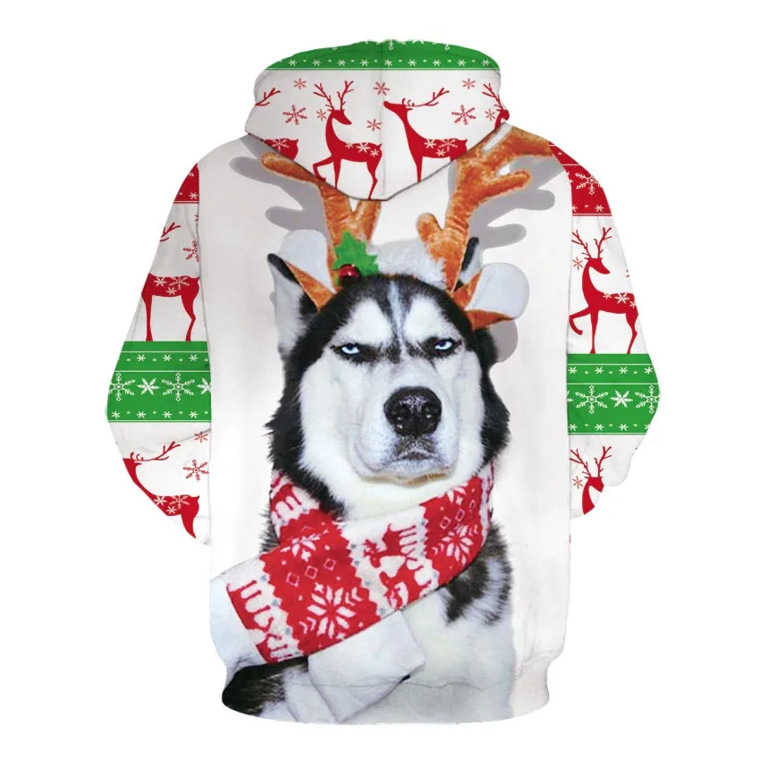Dog sublimation hoodie for men/women