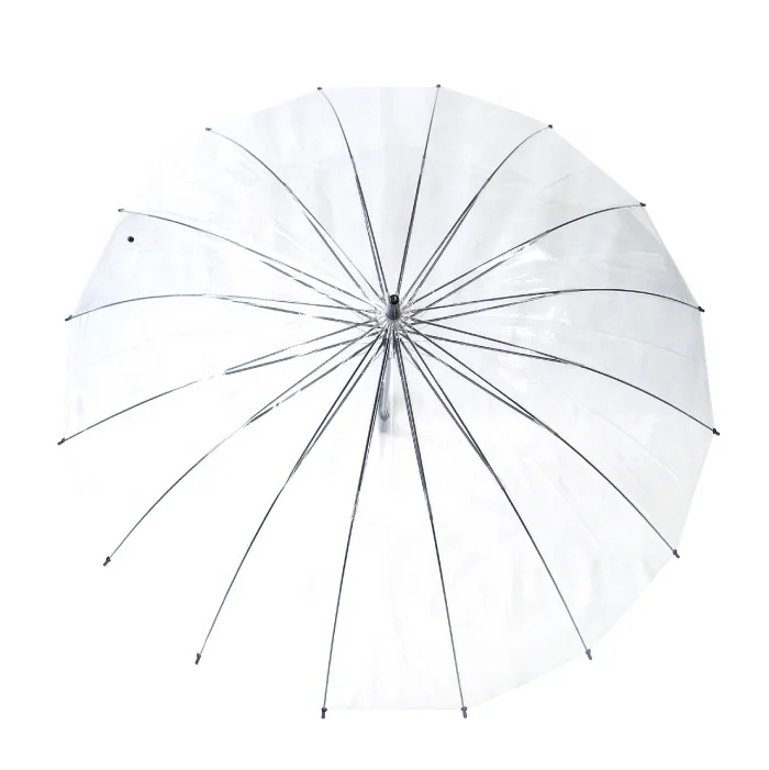 Ветрозащитный виниловый зонт из стекловолокна с 16 косточками