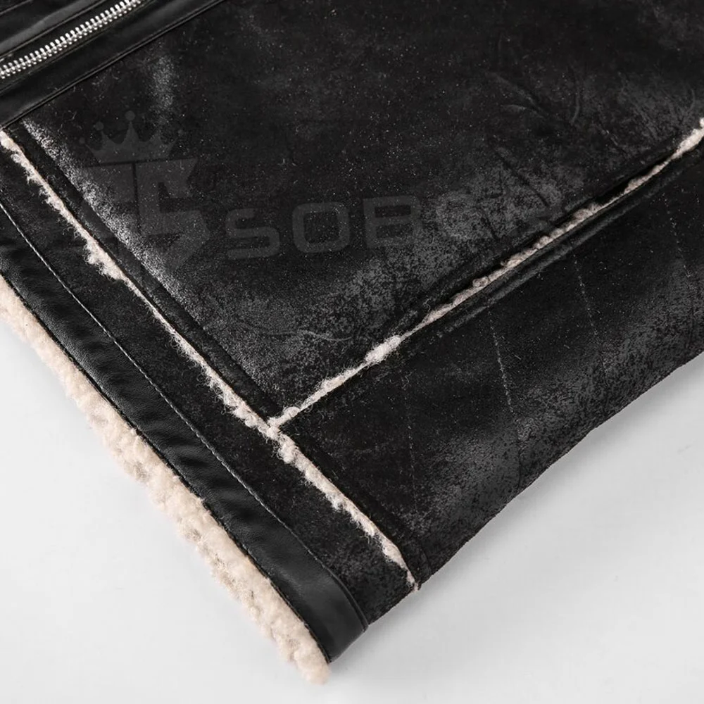 Оптовая продажа Куртки из искусственной кожи с индивидуальным логотипом Утепленные зимние мужские куртки