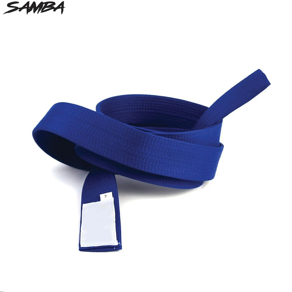 Регулируемые ремни для каратэ на заказ многоцветные с вышивкой индивидуальная упаковка услуги OEM