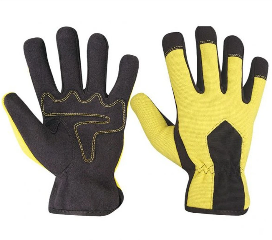 cold weather mechanical protection working gloves Leather Driving Cold Weather Gloves Genuine Leather Winter Working Glove