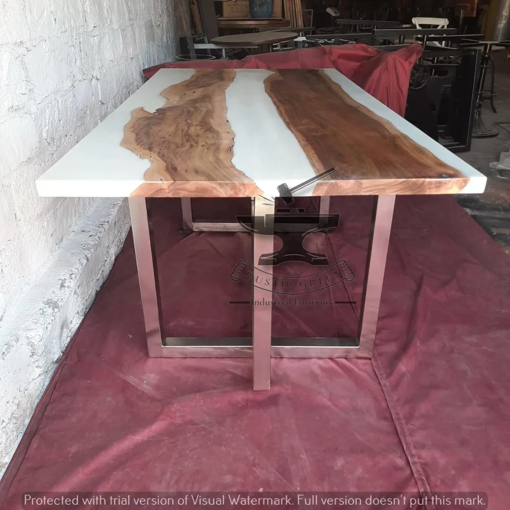 Epoxy river dining table supplier