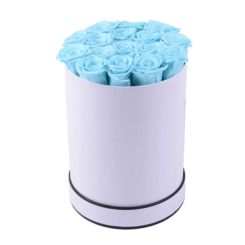Culinan Low MOQ custom logo flowers in a gift box wedding flower paper gift box