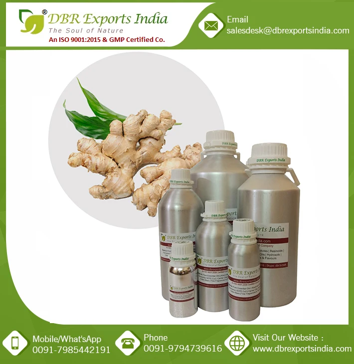 Ginger Oil 100% Pure & Natural Manufacturer of Certified Quality From India