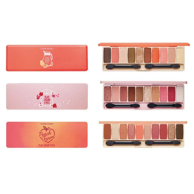 colorful palette makeup pallets etude house Play Color Eyes nude eyeshadow palettes
