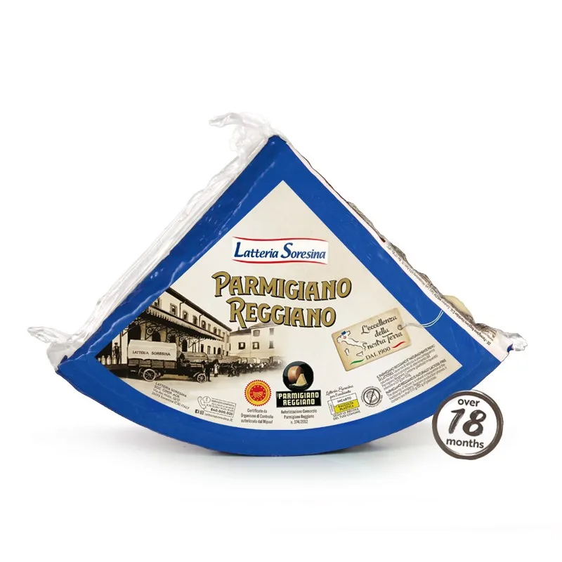 Top Quality Made in Italy Parmigiano Reggiano PDO hard and appetizing cheese 1/8 wheel fresh For Sale
