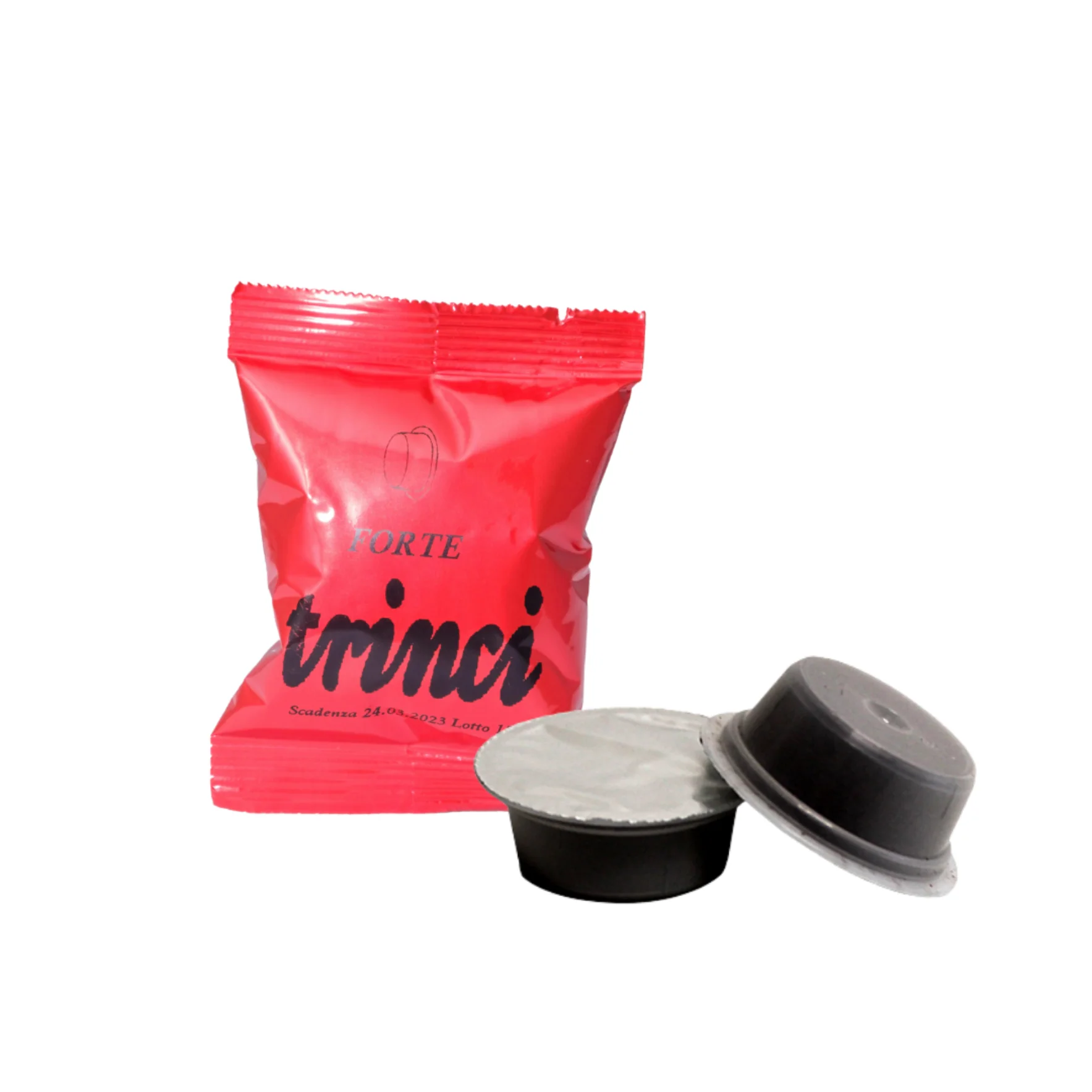 Artisan roasted Coffee Made in Italy FORTE 100 Lavazza compatible capsules