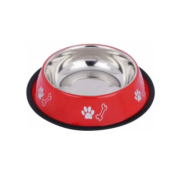 2022 Wholesale custom logo colorful  metal best selling pet bowl high quality dog/cat bowl