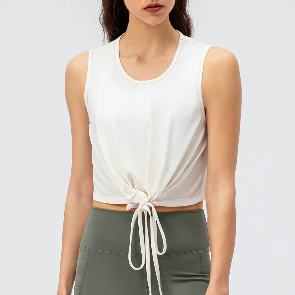 New Women Sport Vest Breathable Yoga Clothes Running Fitness Blouse in Multiple Color