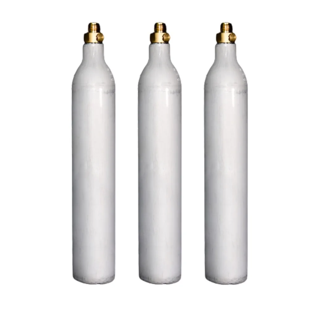 CO2 166bar 425g gas soda cylinder for sparkling water with valve