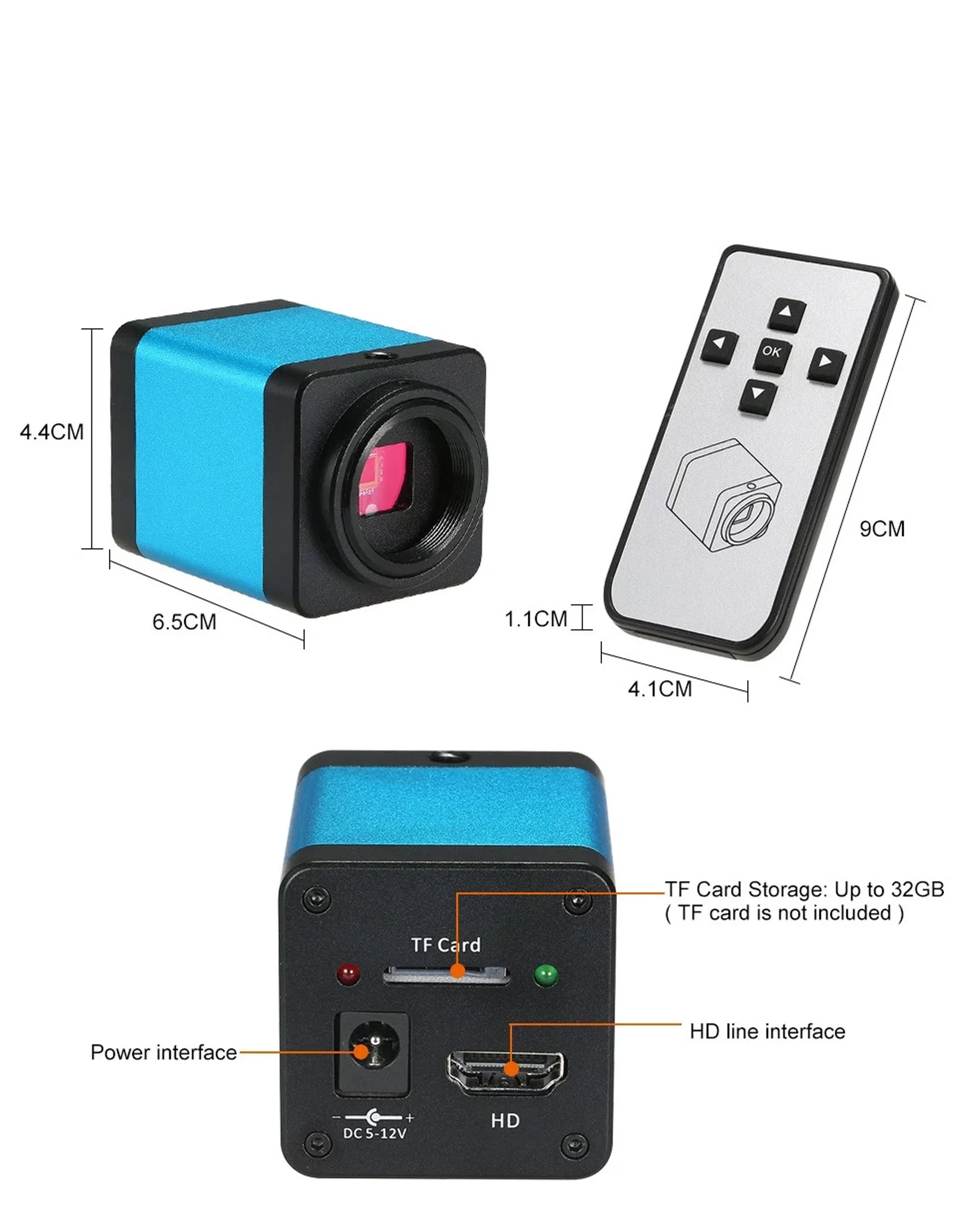 Microscope Camera for Beam Splitter