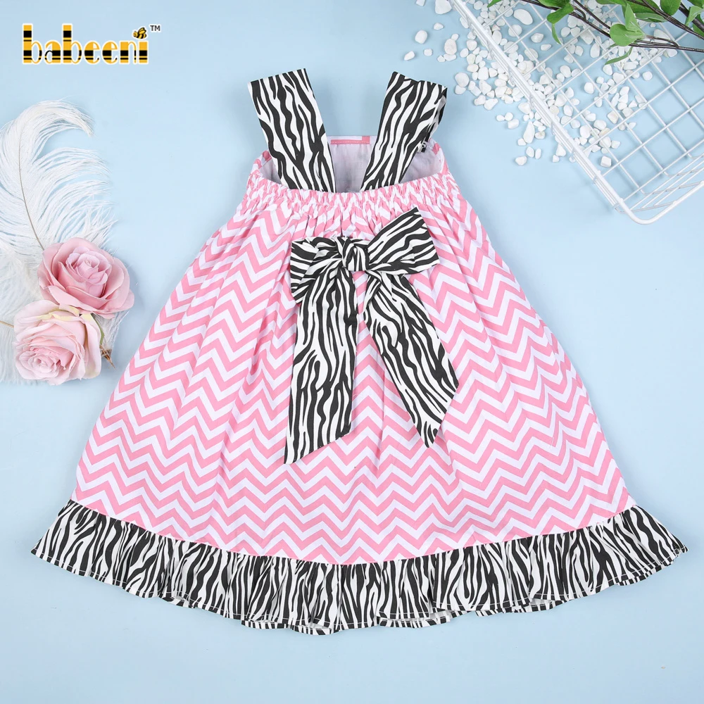 Lovely zebra hand smocked girls dresses - BB422