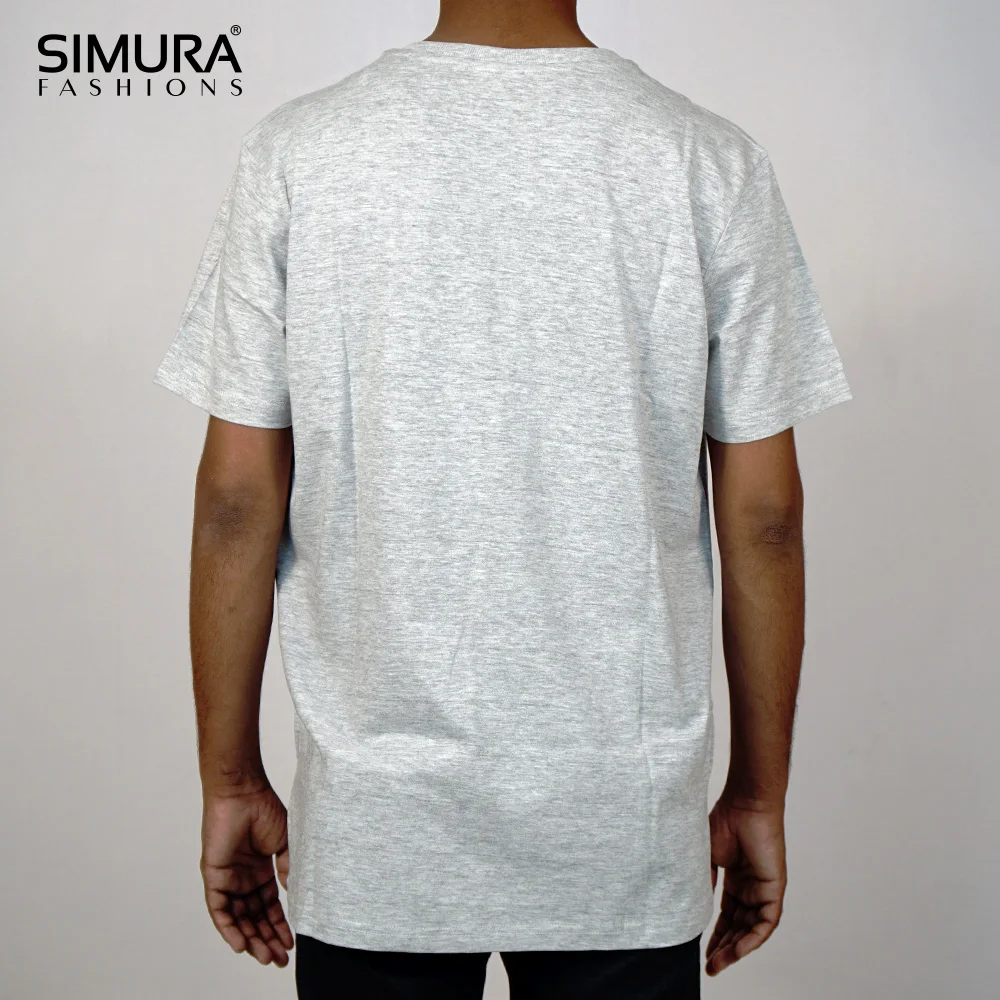 
Latest Design Slab Yarn Standard Quality Dark Grey Cotton Comfort Custom Design Casual Wear T Shirts 