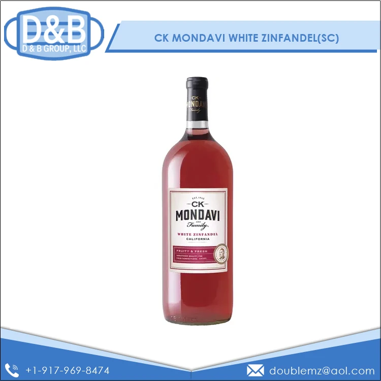 Красивый яркий Аромат лосося клубника и специи белое вино CK Mondavi Zinfandel(Sc)
