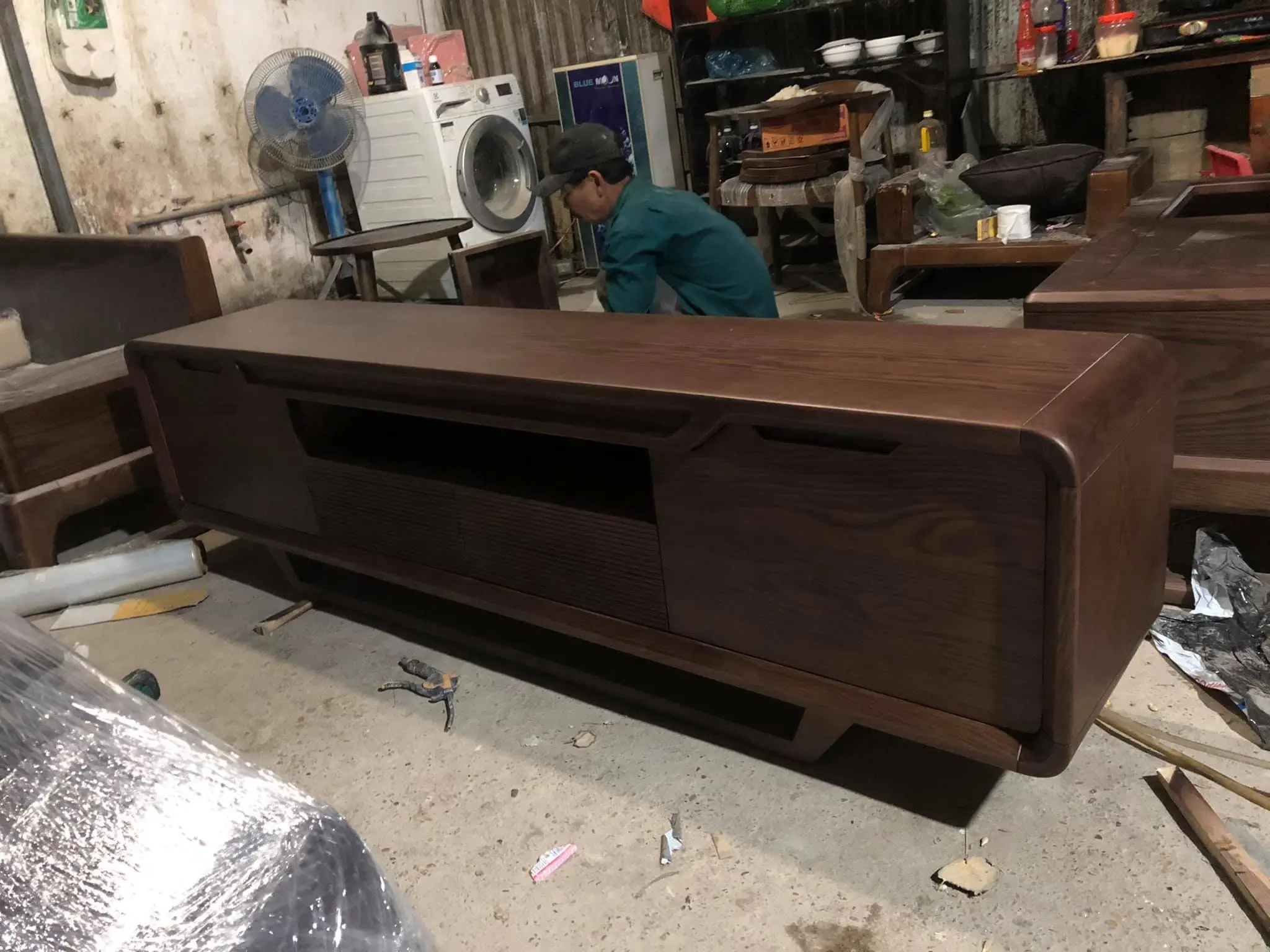 High Quality Wholesale Hotel Application Wooden Rattan Cabinet Export From Vietnam