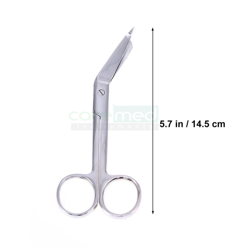 Professional Stainless Steel Bandage Scissors Sharp Blades Smooth Handle Curved Lister Bandage Scissors | Caremed Instruments