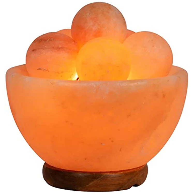The best highest quality 100% Rock Himalayan natural pink salt now in competitive price  fire bowl with rounded balls