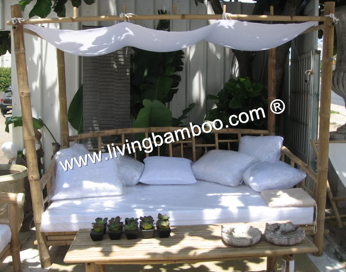 Бамбуковые на открытом воздухе кушетка BD-057, бамбуковая мебель