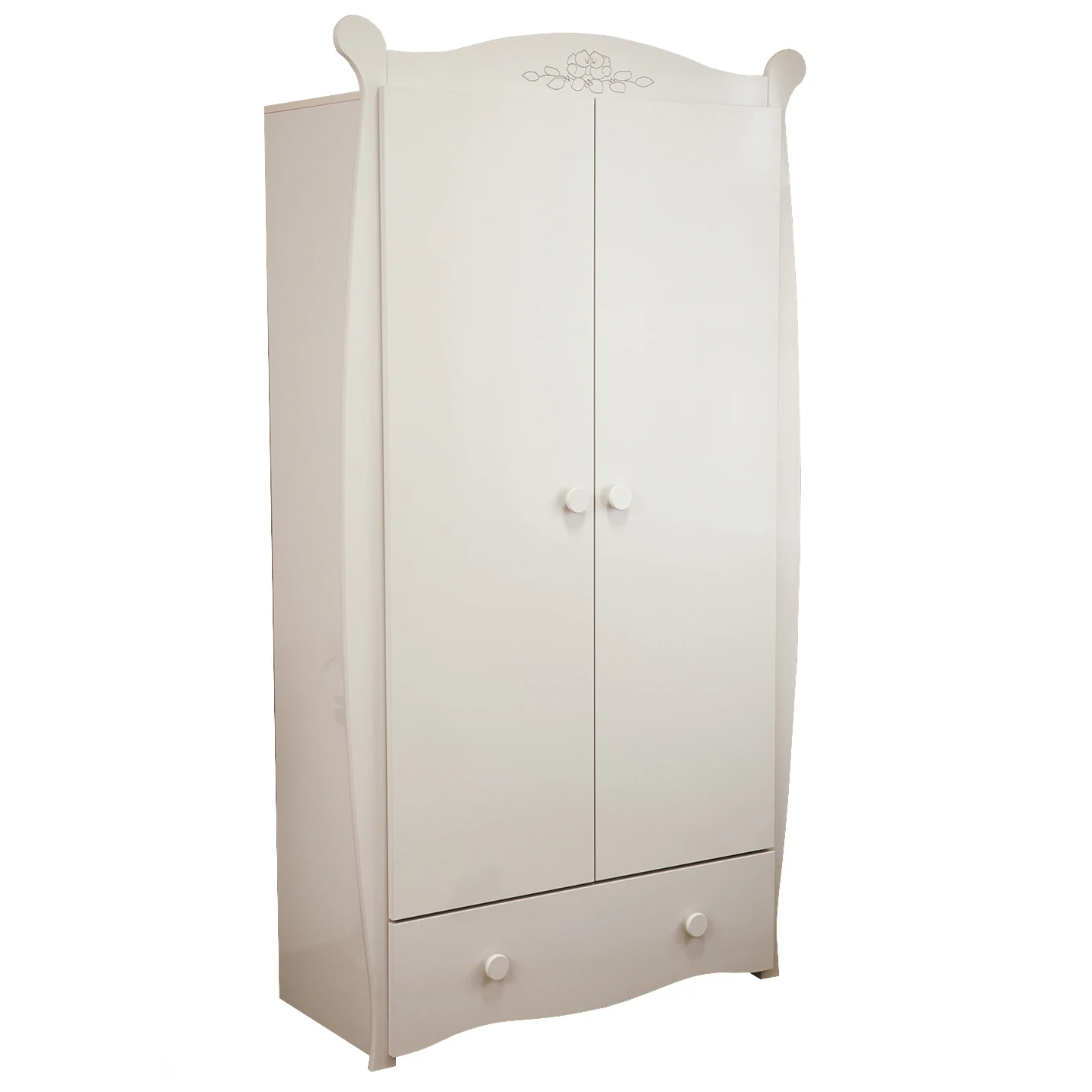 Modern customized bedroom furniture wholesale solid wood clothes storage cabinet children closet wardrobe
