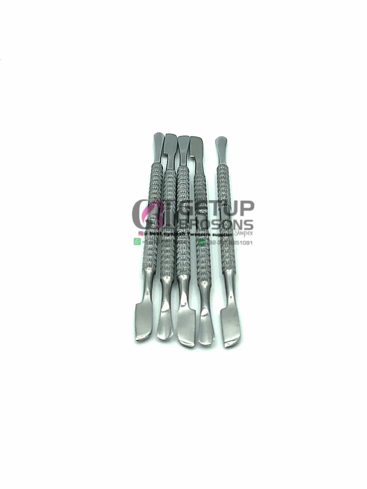 silver Nail pusher Beauty Tools stainless steel  for personal and Beauty  care instruments for nails and manicure pedicure tools