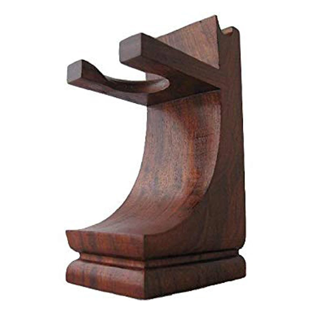 High Quality Wood Shaving Razor and Shaving Brush Stand.