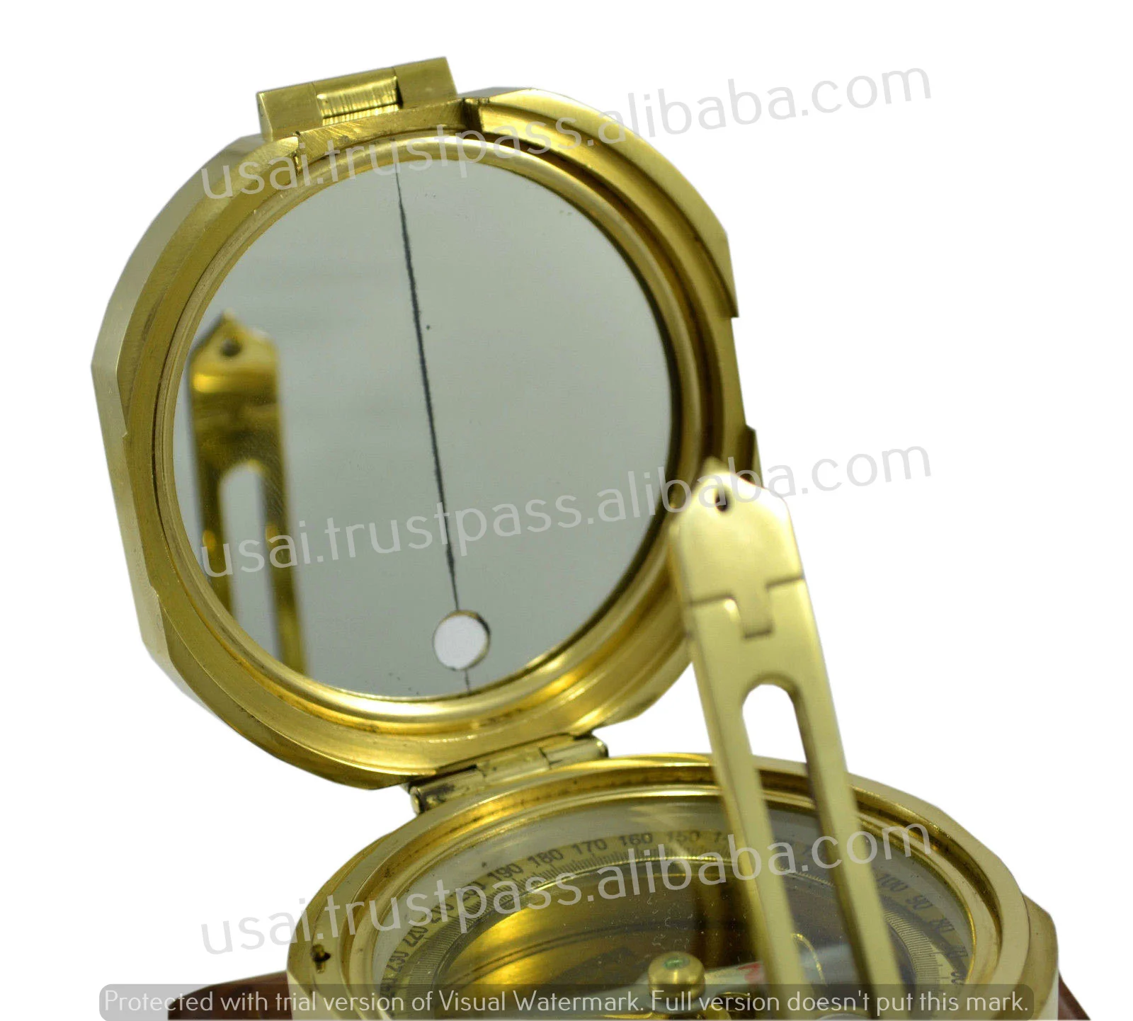 Латунный компас Королевский Темно-Синий 1920 Лондон латунный брюнтон с коробкой-3 дюйма