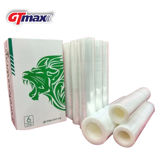 Coreless Stretch Film go green concept to save cost for maintain packaging industries production GT-MAX