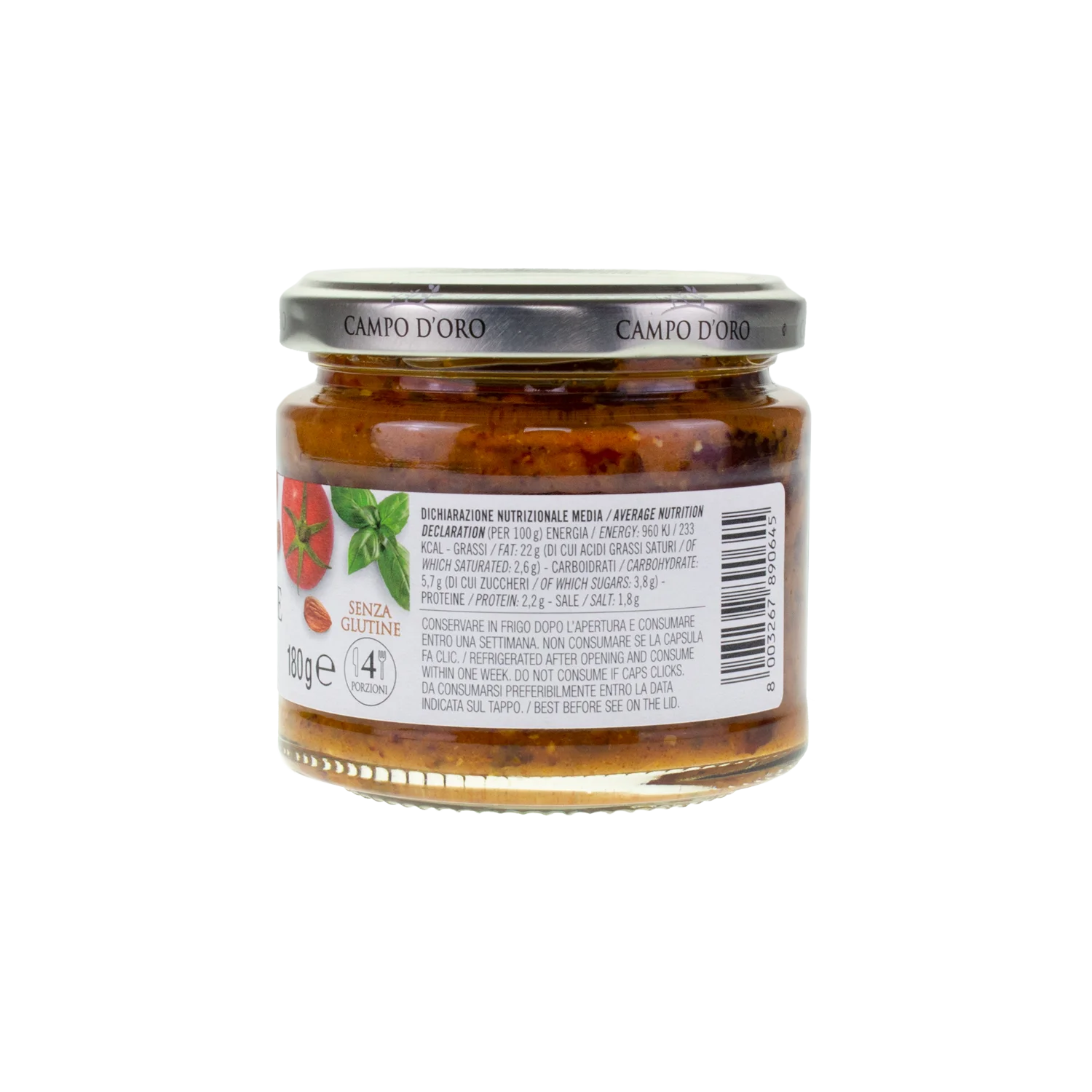 
Trapanese Pesto sauce with Almond from Avola 