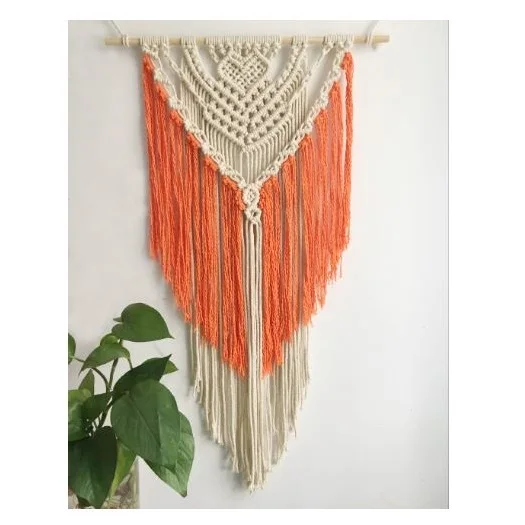 Buy Bohemian Handmade Macrame Wall Hanging Home Accessories made by 100% Cotton Macrame Cord From India
