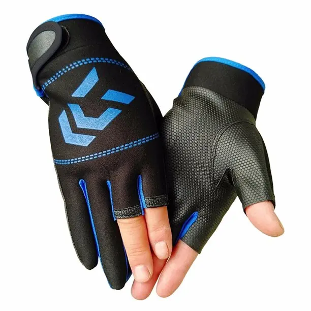 Перчатки на полпальца для мужчин и женщин, универсальные мягкие удобные нескользящие перчатки для рыбалки, защита от солнца