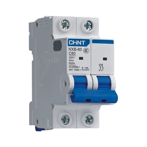 Chint original NXB-80 MCB 1P 1P+N 2P 80A CHNT Chint NXB-80 Mini Circuit Breaker