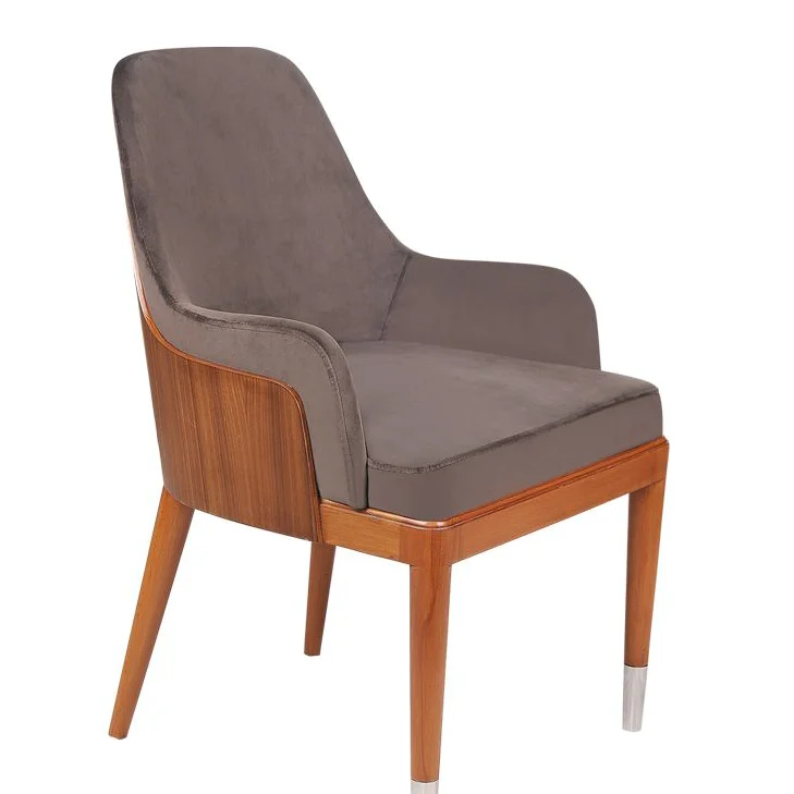 RESTAURANT BAR FURNITURE SET ANTIQUE DESIGN ARMCHAIR AND SOFA HOTEL LOBY CHAIR WITH SOLID BEECH WOOD FRAME