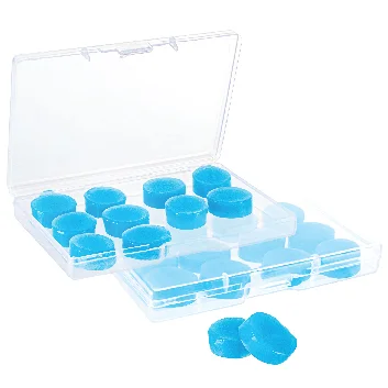 USA Based, In stock Concerts & Other Loud activities Moldable Ear Plugs in Plastic Box NRR 22dB SNR 27dB 6 pairs per box