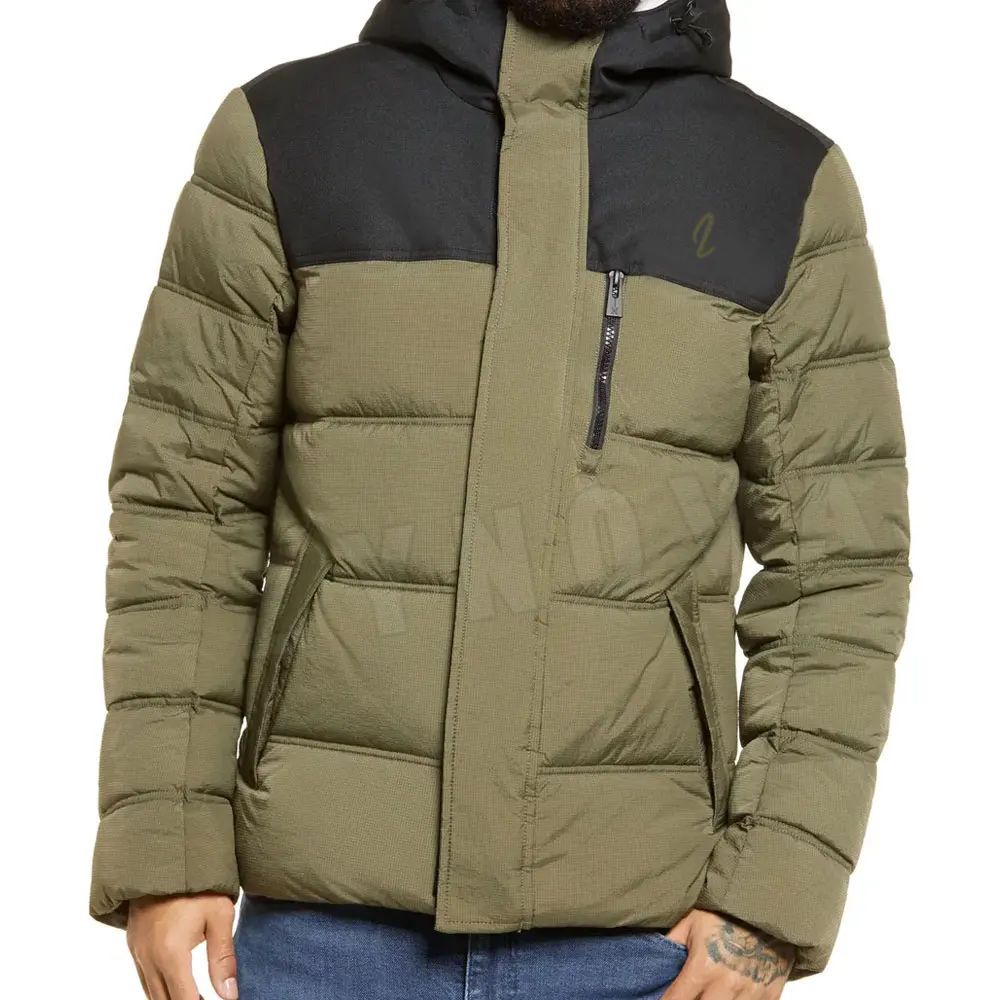 
High Quality 100% Polyester Men Blank Bubble & Puffer Jackets 