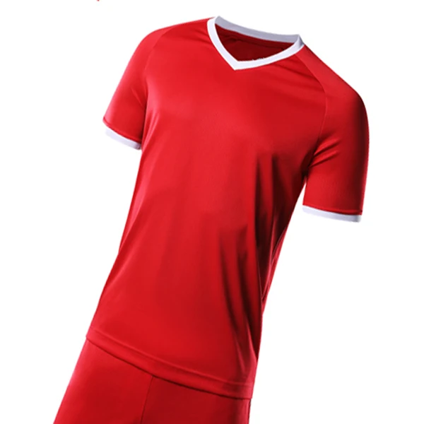 High quality Soccer Uniform Sublimation Buy Football Jerseys Uniforms Kit Online Custom Jersey Football Jersey red color set