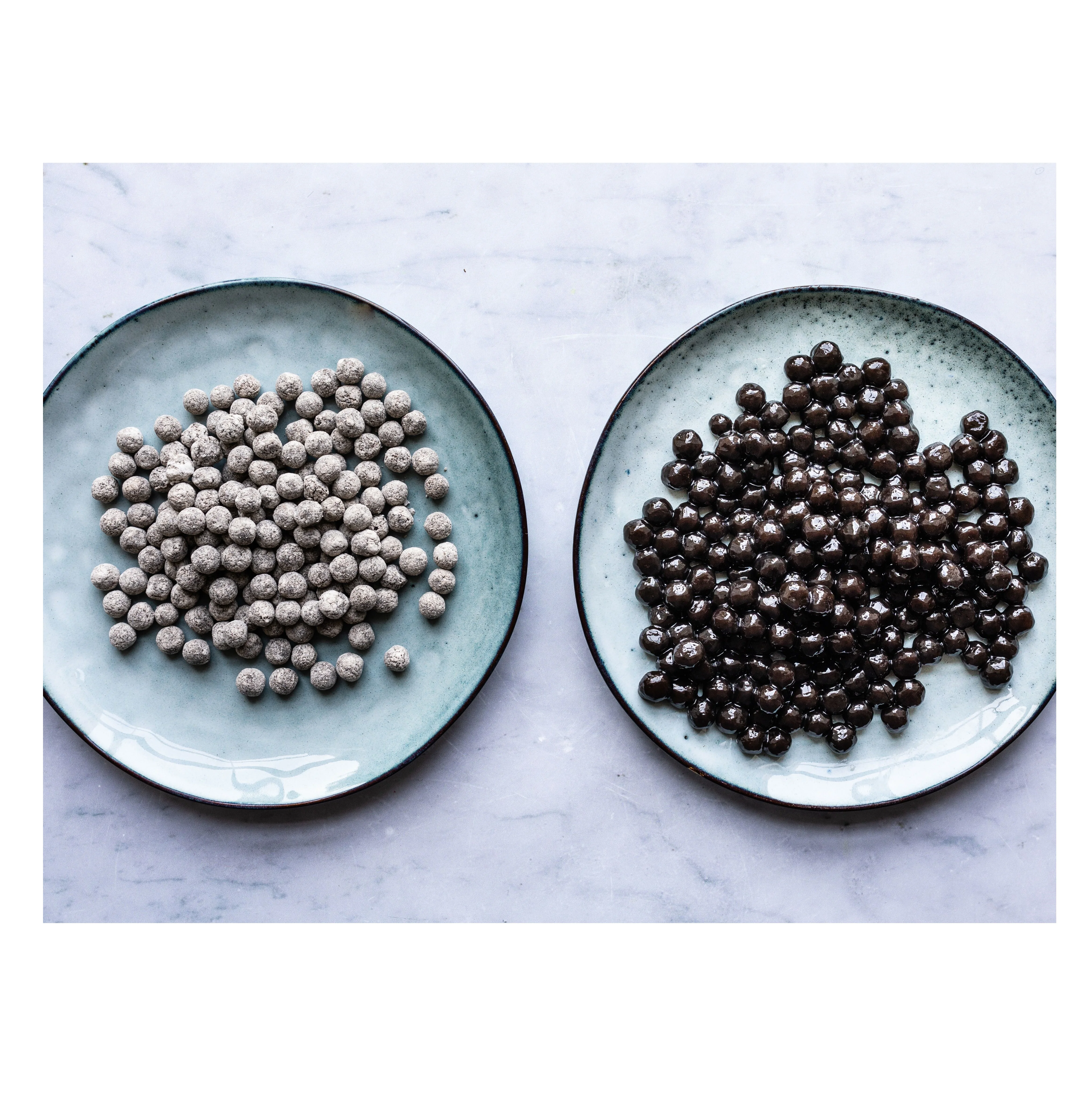 Поставщик пузырьков молочного чая коричневого сахара черного цвета шарики тапиока жемчужины Буба для приготовления смузи